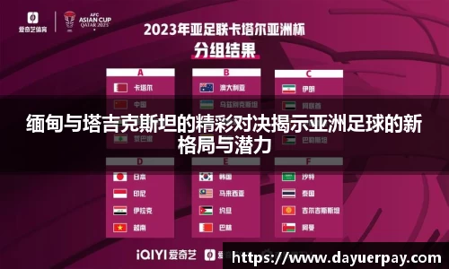 缅甸与塔吉克斯坦的精彩对决揭示亚洲足球的新格局与潜力